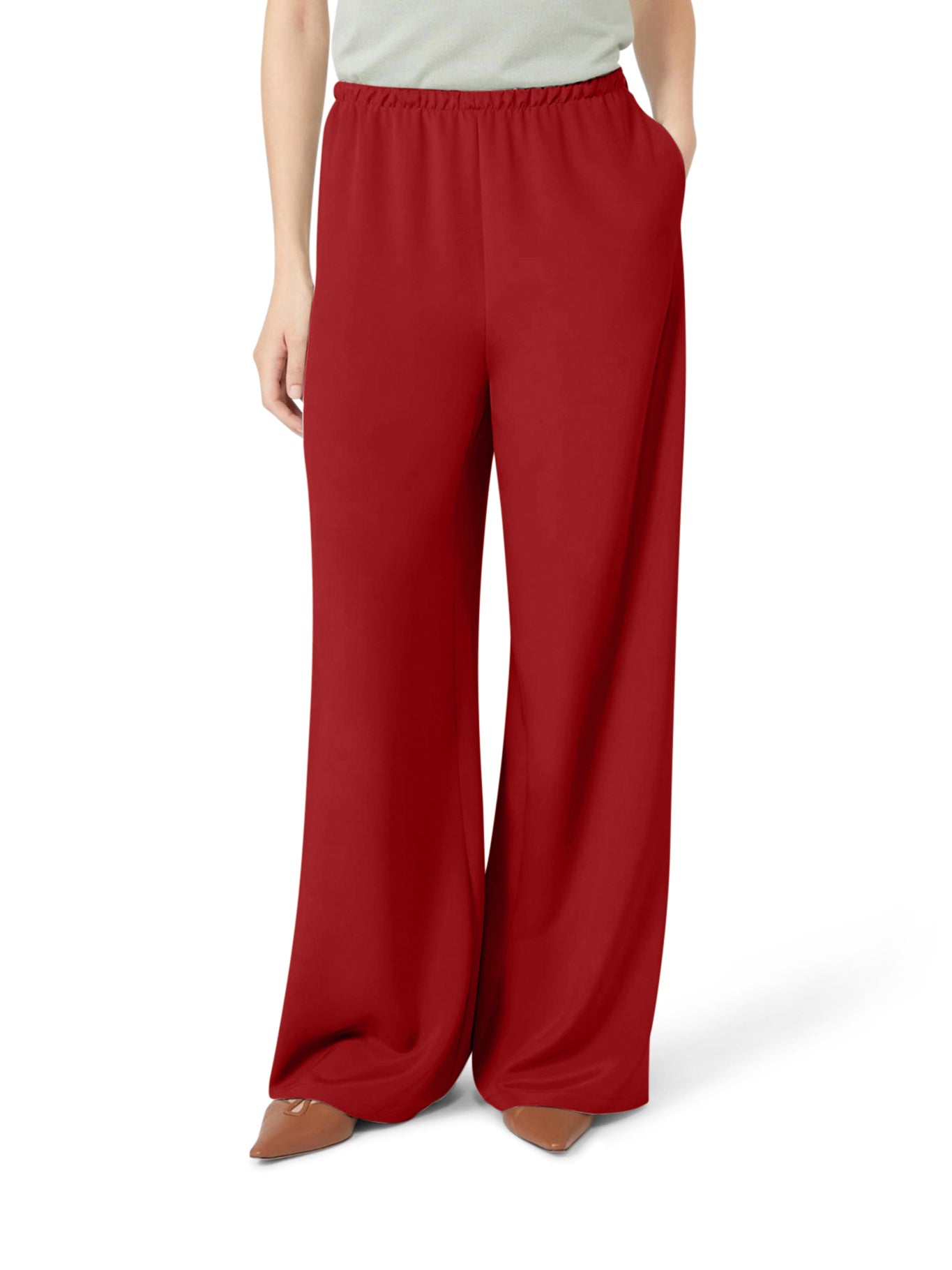 Max Mara Pure MAGA PANTS IN SILK CRÊPE DE CHINE, view 2