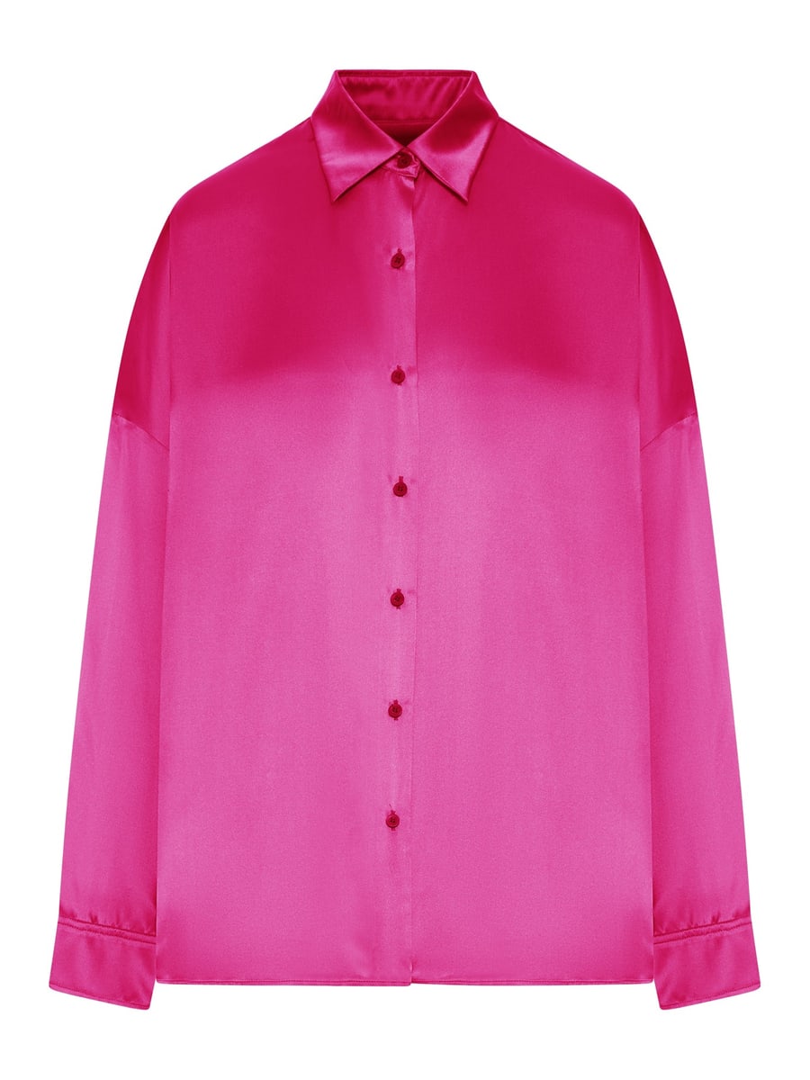 Dries Van Noten SATIN-EFFECT SILK SHIRT