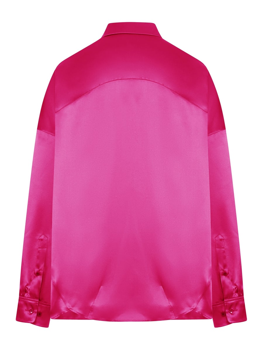 Dries Van Noten SATIN-EFFECT SILK SHIRT, view 2