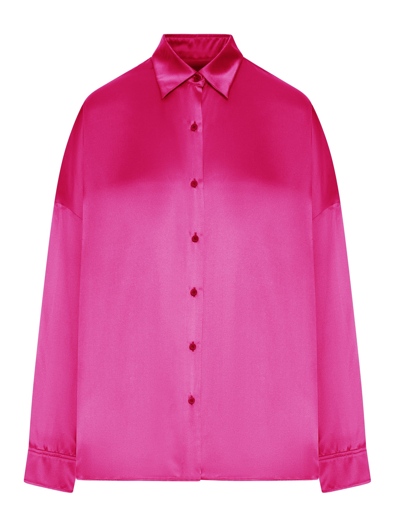 Dries Van Noten SATIN-EFFECT SILK SHIRT