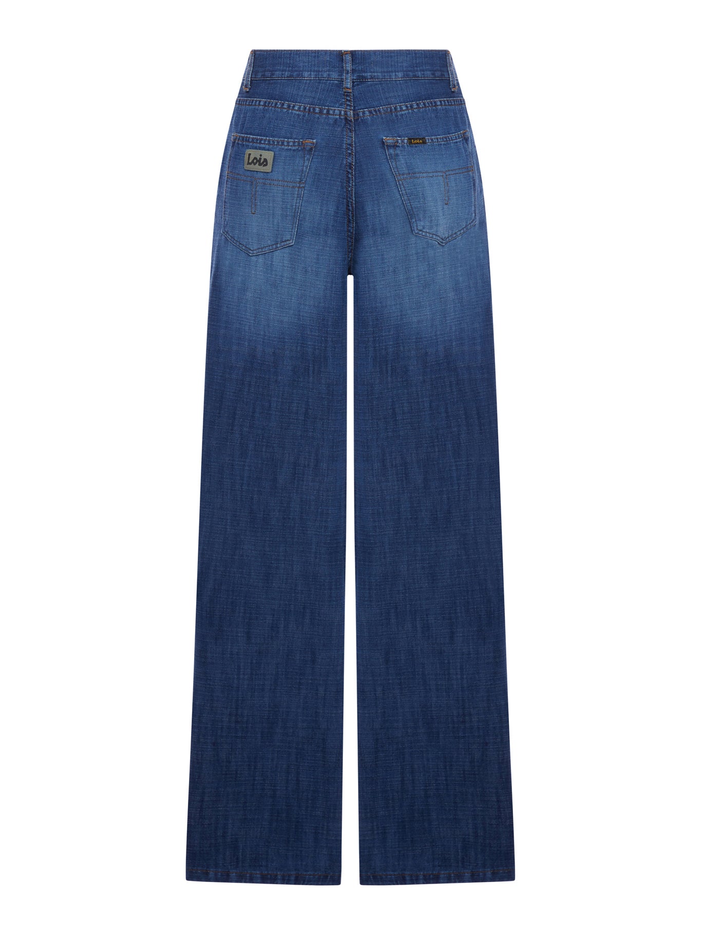 Lois WIDE LEG MARLENE JEANS IN DENIM, view 2