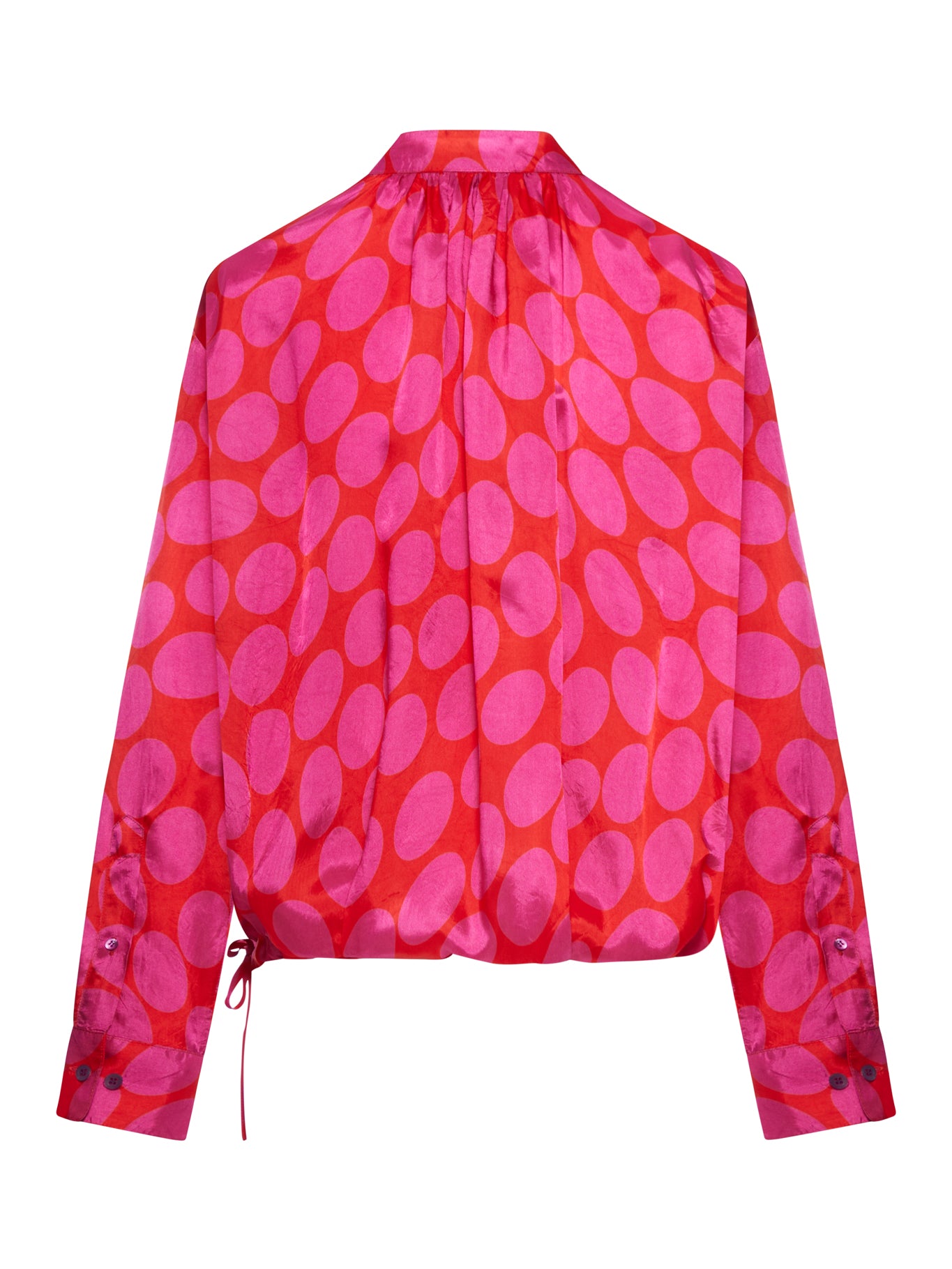 Dries Van Noten MAXI POLKA DOT PRINT BLOUSE, view 2