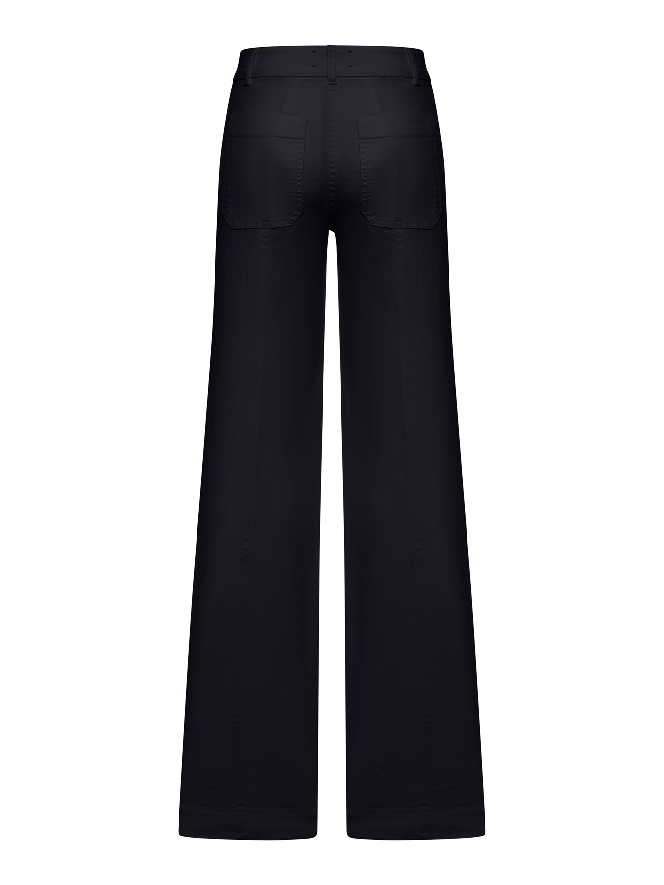 Seafarer WIDE-LEG JANE JEANS IN WHITE COTTON WITH GOLD BUTTONS, view 2