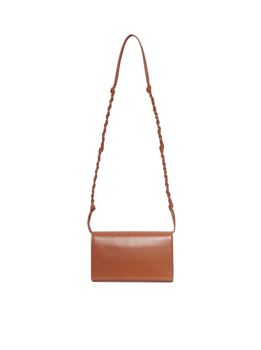 Jil Sander TANGLE WALLET WITH SHOULDER STRAP, view 3
