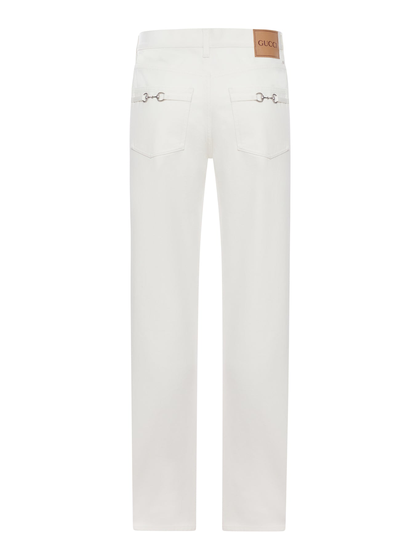 Gucci WHITE DENIM JEANS, view 2