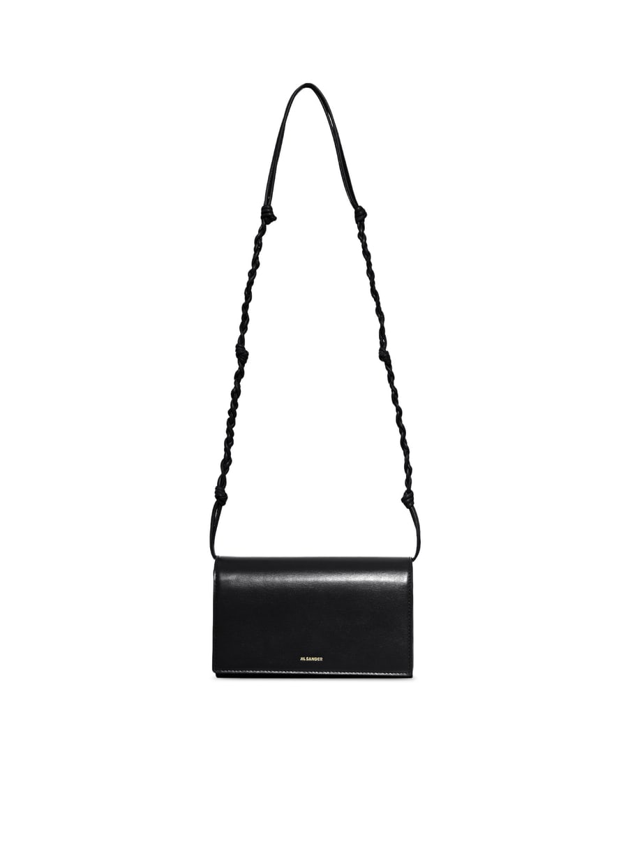 Jil Sander TANGLE WALLET WITH SHOULDER STRAP