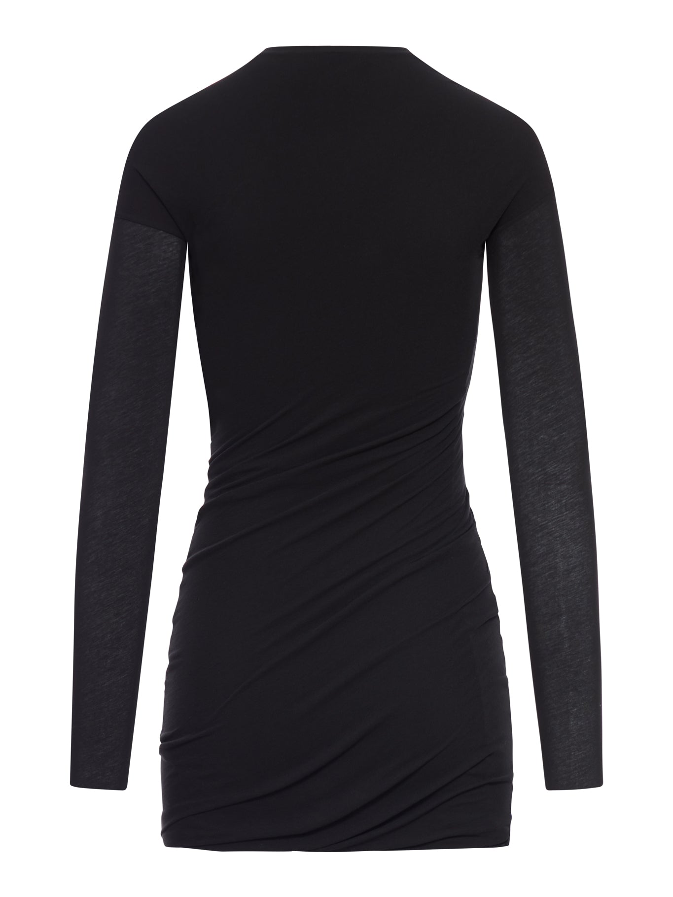 Jil Sander DOUBLE-LAYERED COTTON MINI DRESS, view 2