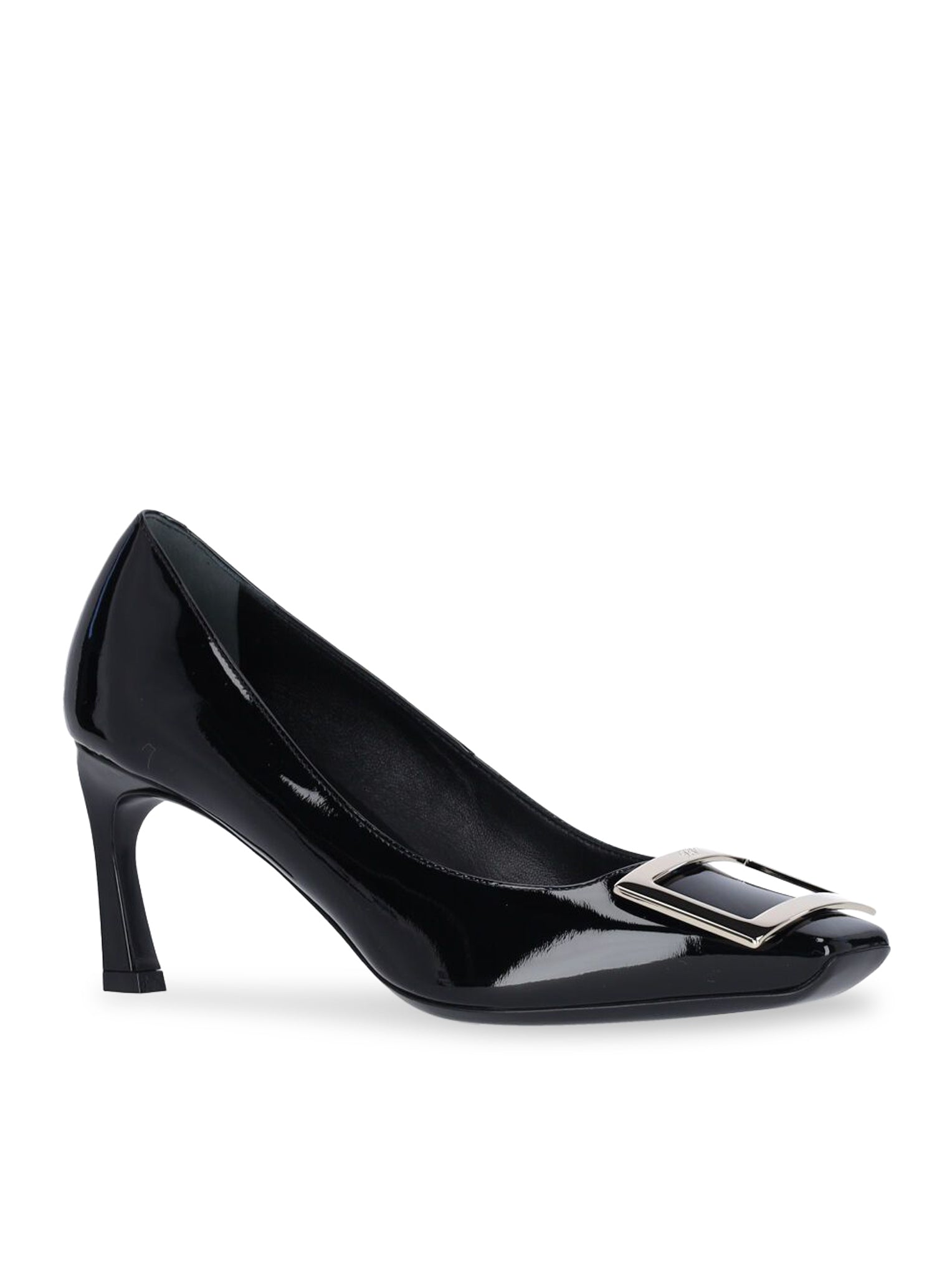 Roger Vivier Trumpet necklines in varnish, view 2