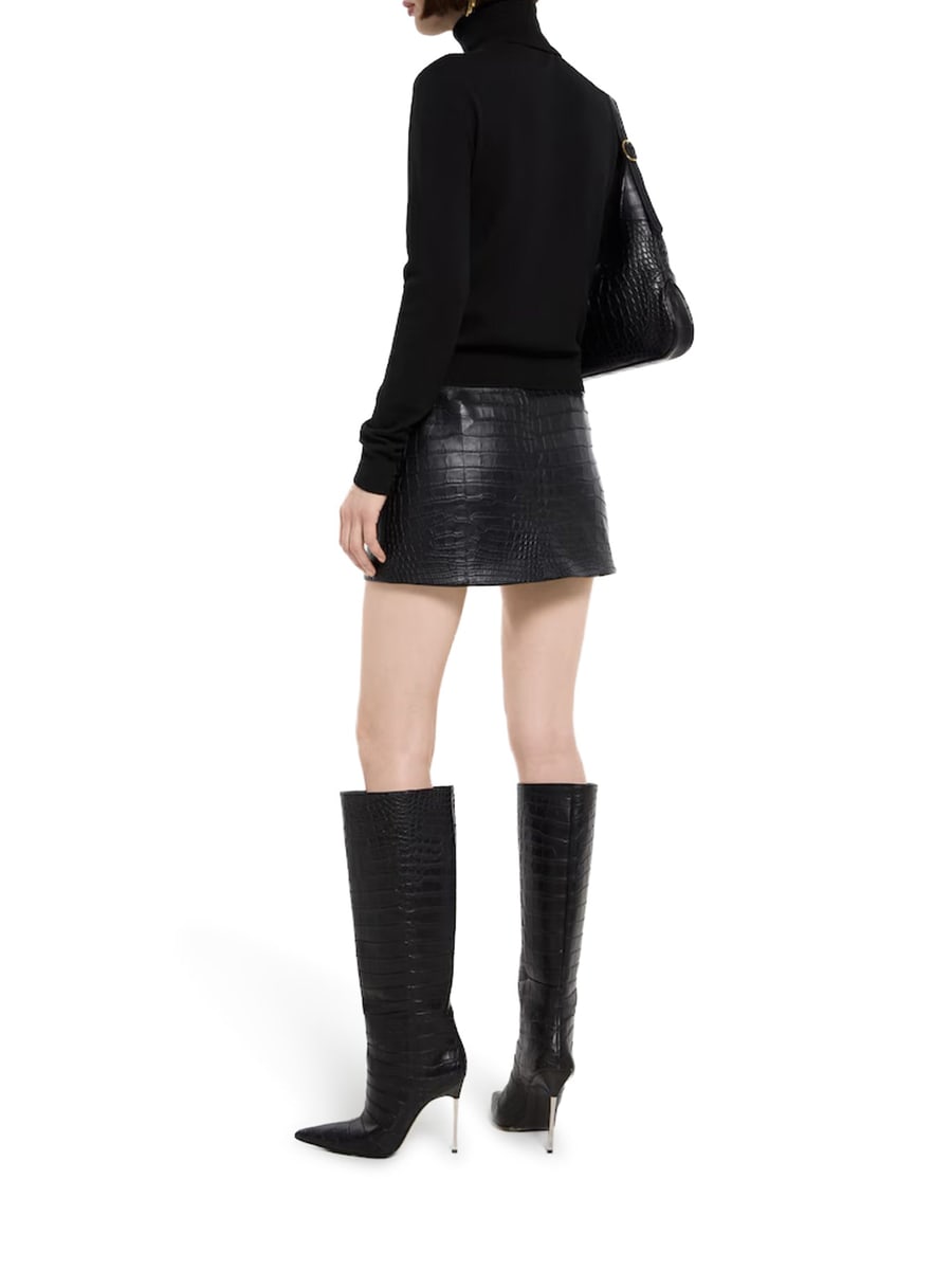 Gucci WOOL TURTLENECK WITH EMBROIDERY, view 3