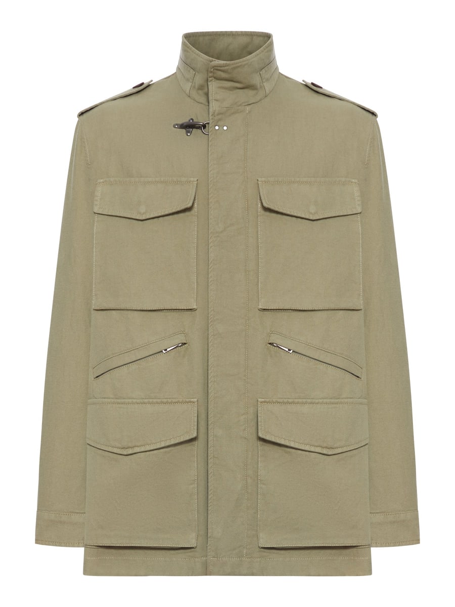 Fay Archive EXPLORER FIELD JACKET IN WASHED COTTON