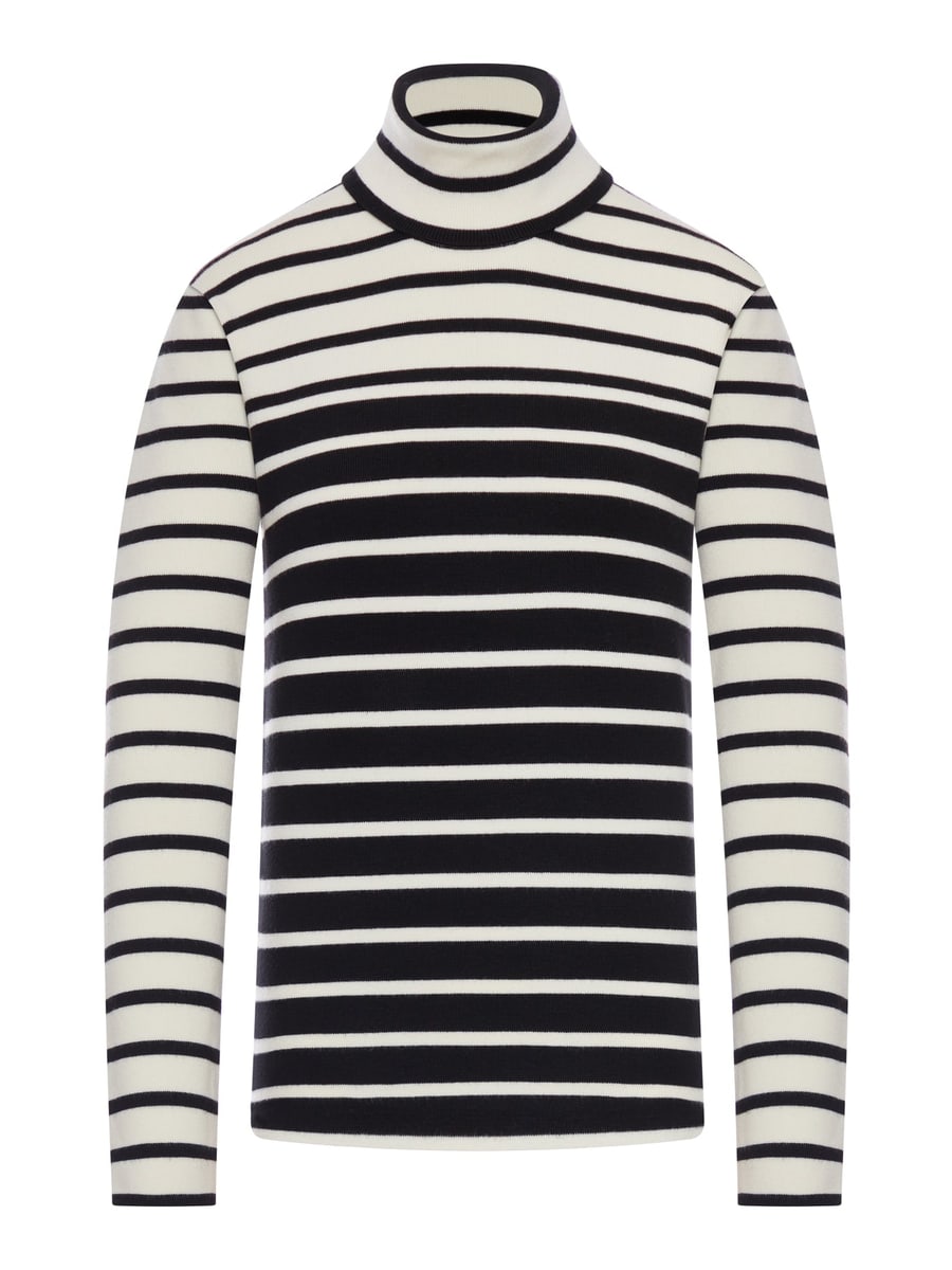 Toteme STRIPED TURTLENECK SWEATER