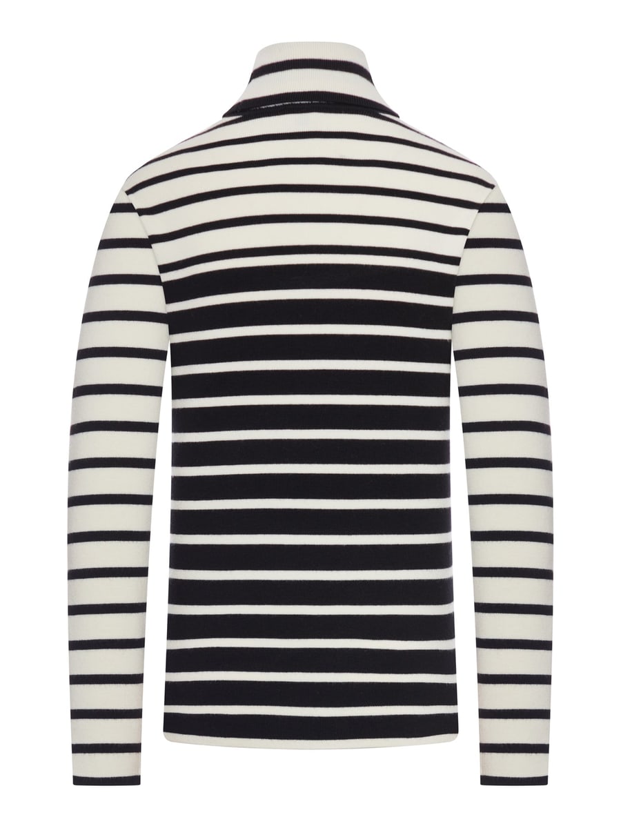 Toteme STRIPED TURTLENECK SWEATER, view 2