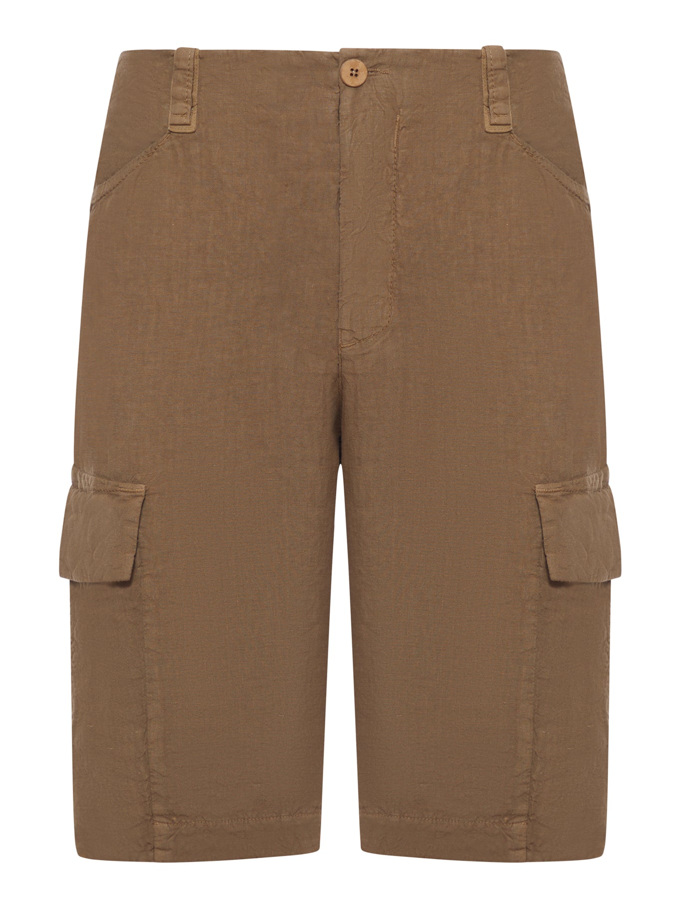 Transit LINEN CARGO BERMUDA SHORTS
