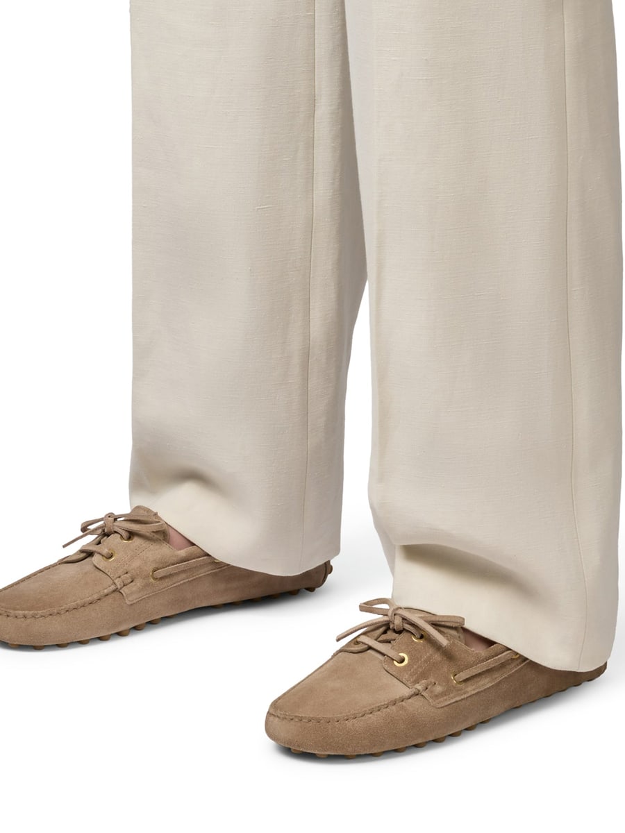 Tod's GOMMINO SUEDE BOAT LOAFERS, view 2