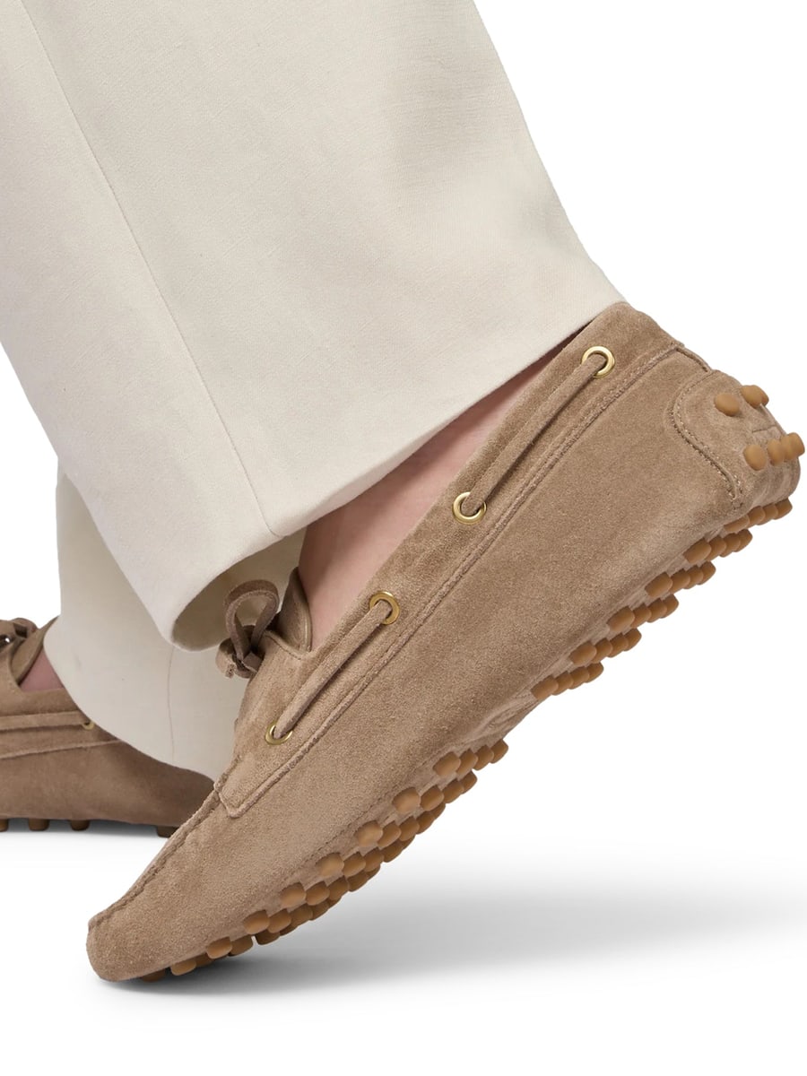 Tod's GOMMINO SUEDE BOAT LOAFERS, view 3