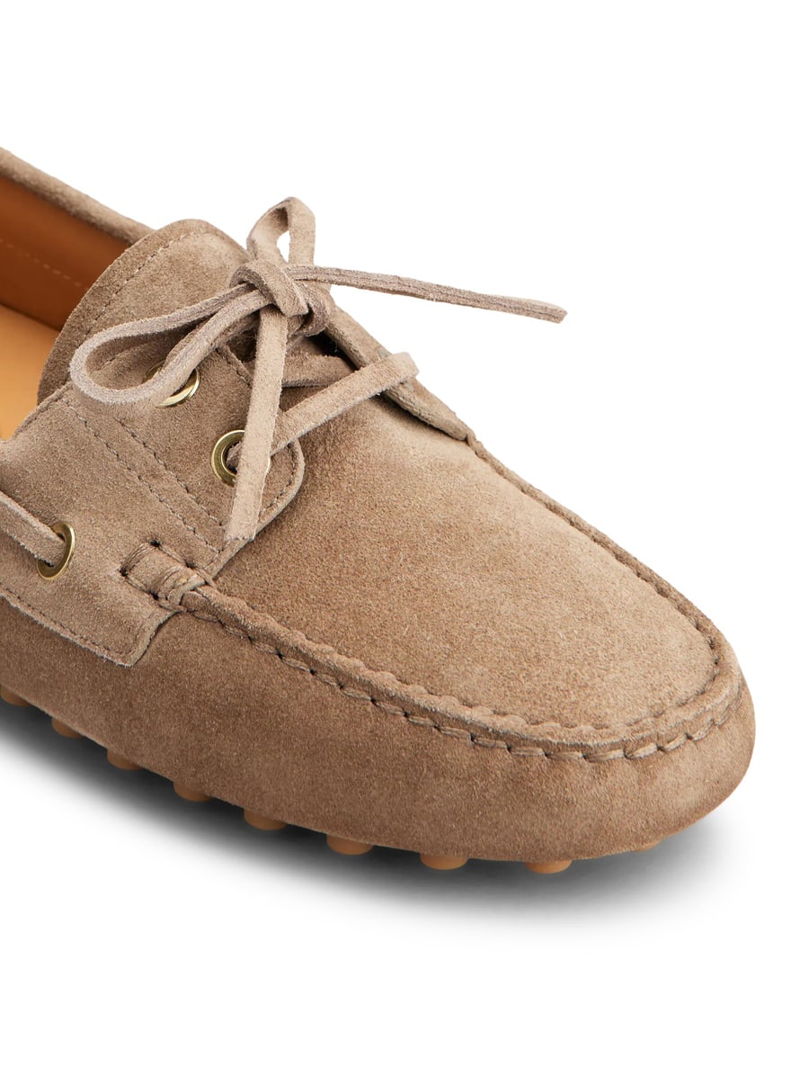 Tod's GOMMINO SUEDE BOAT LOAFERS, view 4