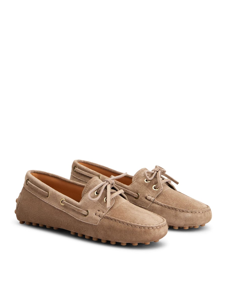 Tod's GOMMINO SUEDE BOAT LOAFERS, view 5