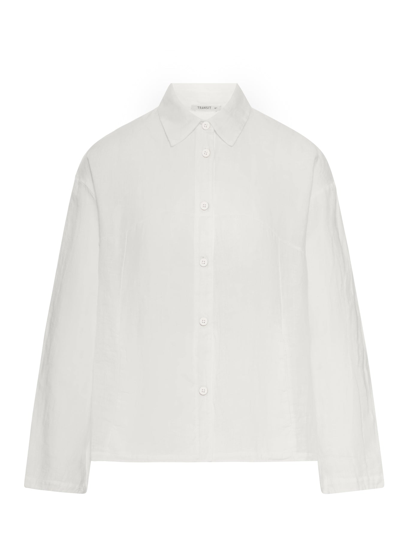 Transit LINEN SHIRT WITH CLASSIC COLLAR