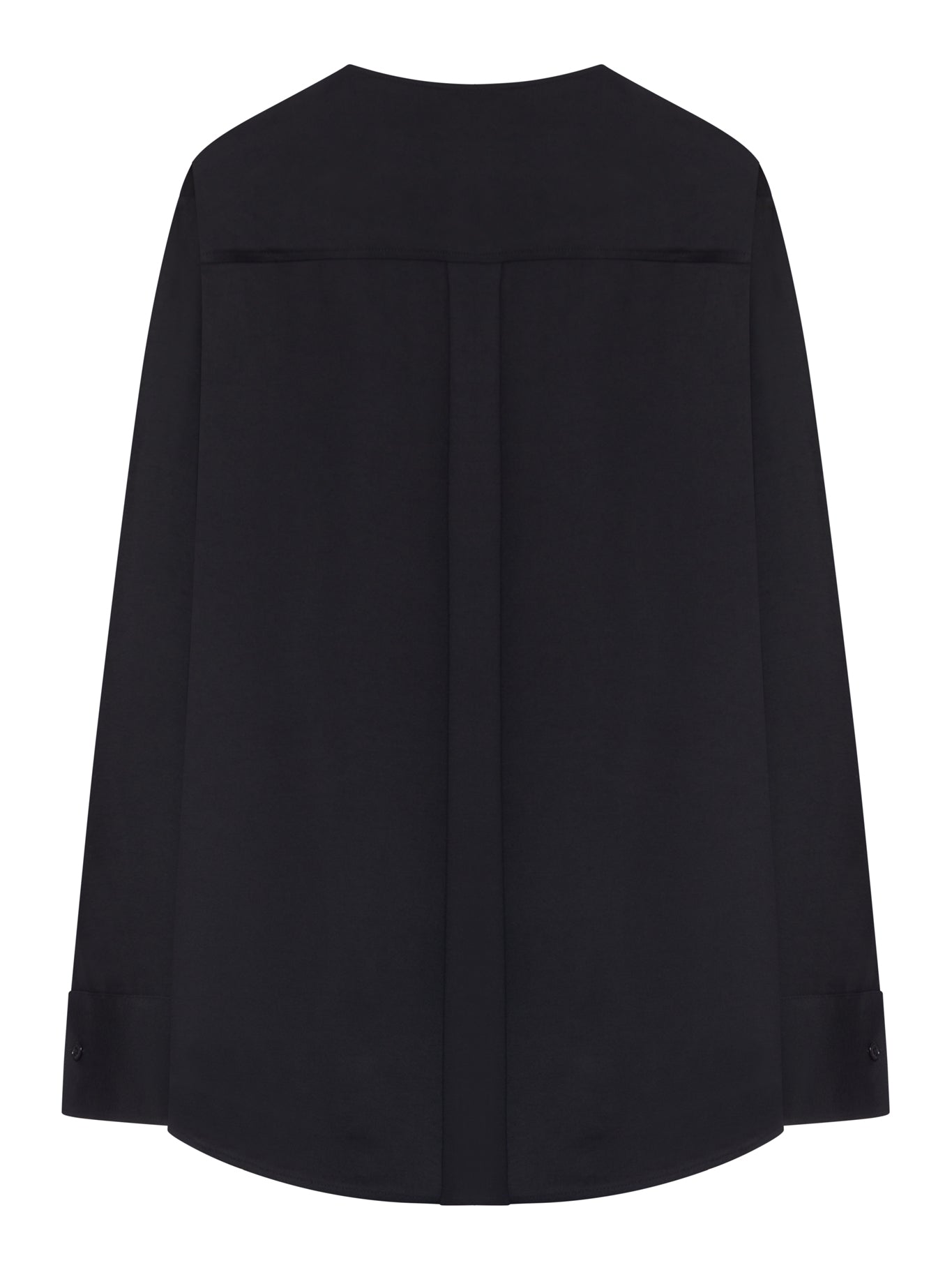 Toteme V-NECK COTTON POPLIN BLOUSE, view 2