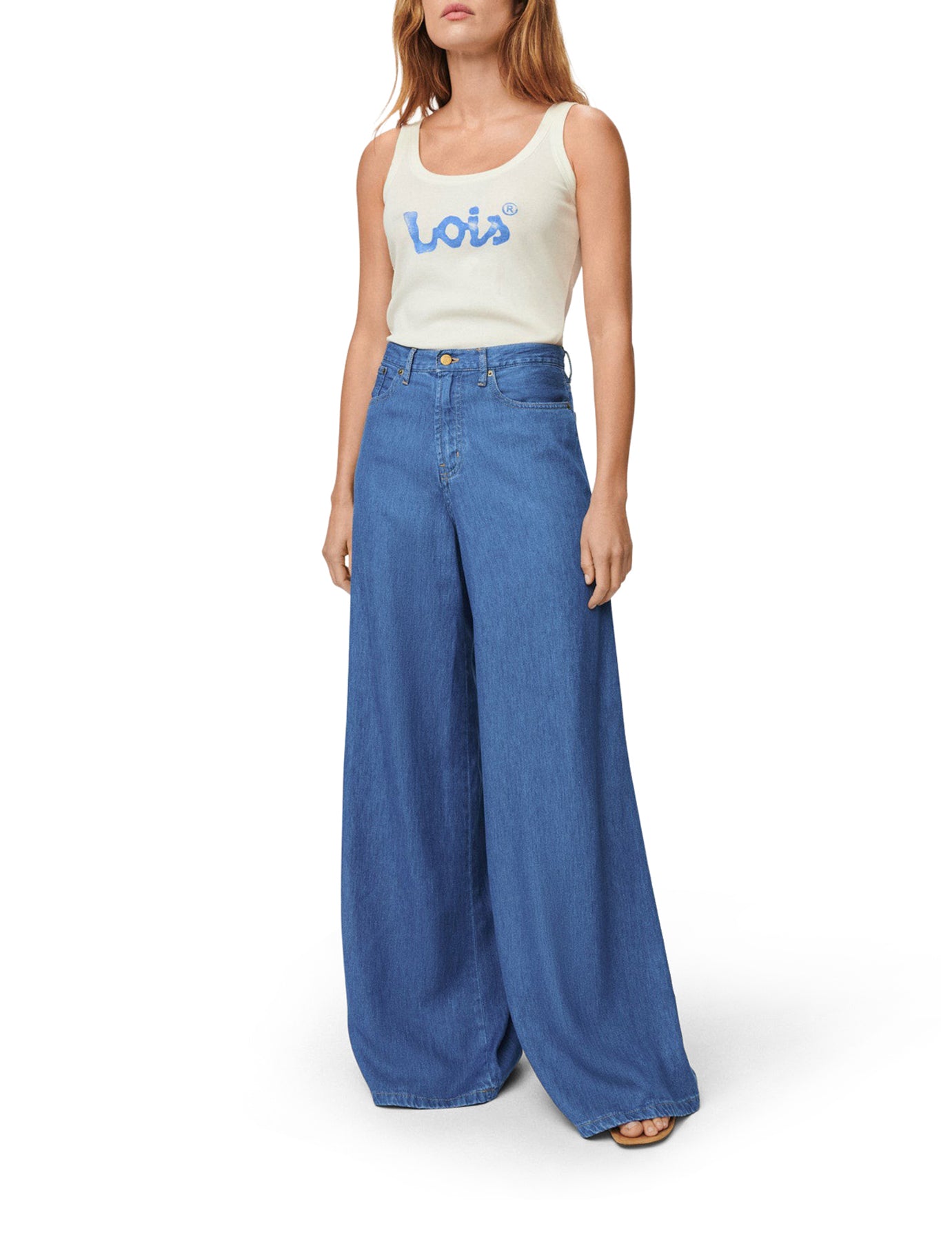 Lois MARLENE JEANS IN LIGHTWEIGHT COTTON DENIM, view 2