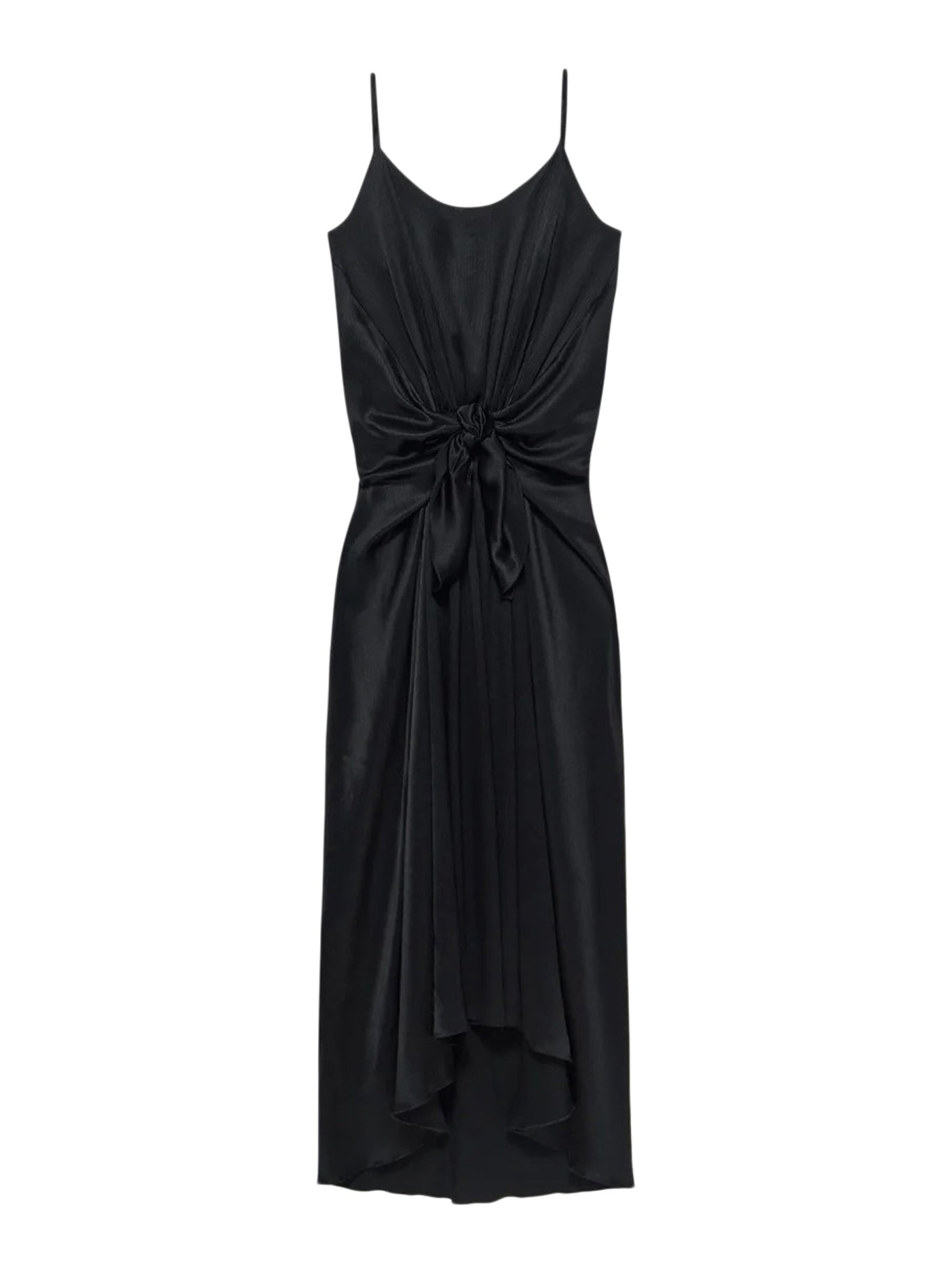 JW Anderson SILK DRESS WITH KNOT AT THE WAIST