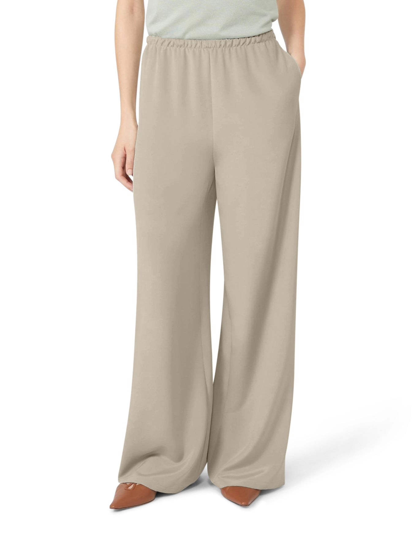 Max Mara Pure MAGA PANTS IN SILK CRÊPE DE CHINE, view 2
