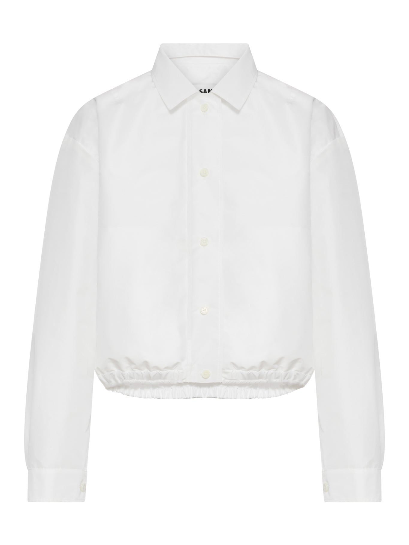Jil Sander CROPPED JACKET IN TECHNICAL FABRIC WITH ELASTICATED BOTTOM