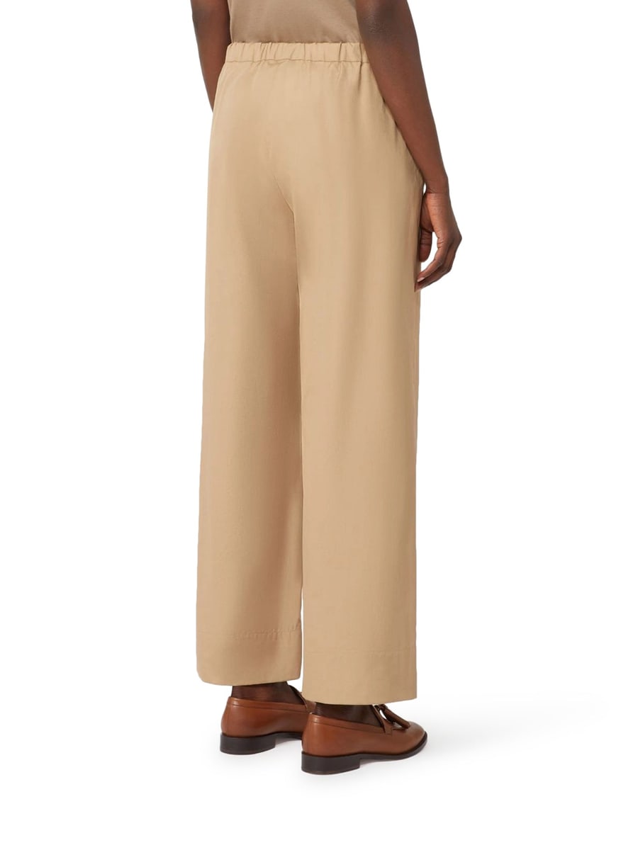 'S Max Mara COTTON DRAWSTRING TROUSERS, view 4