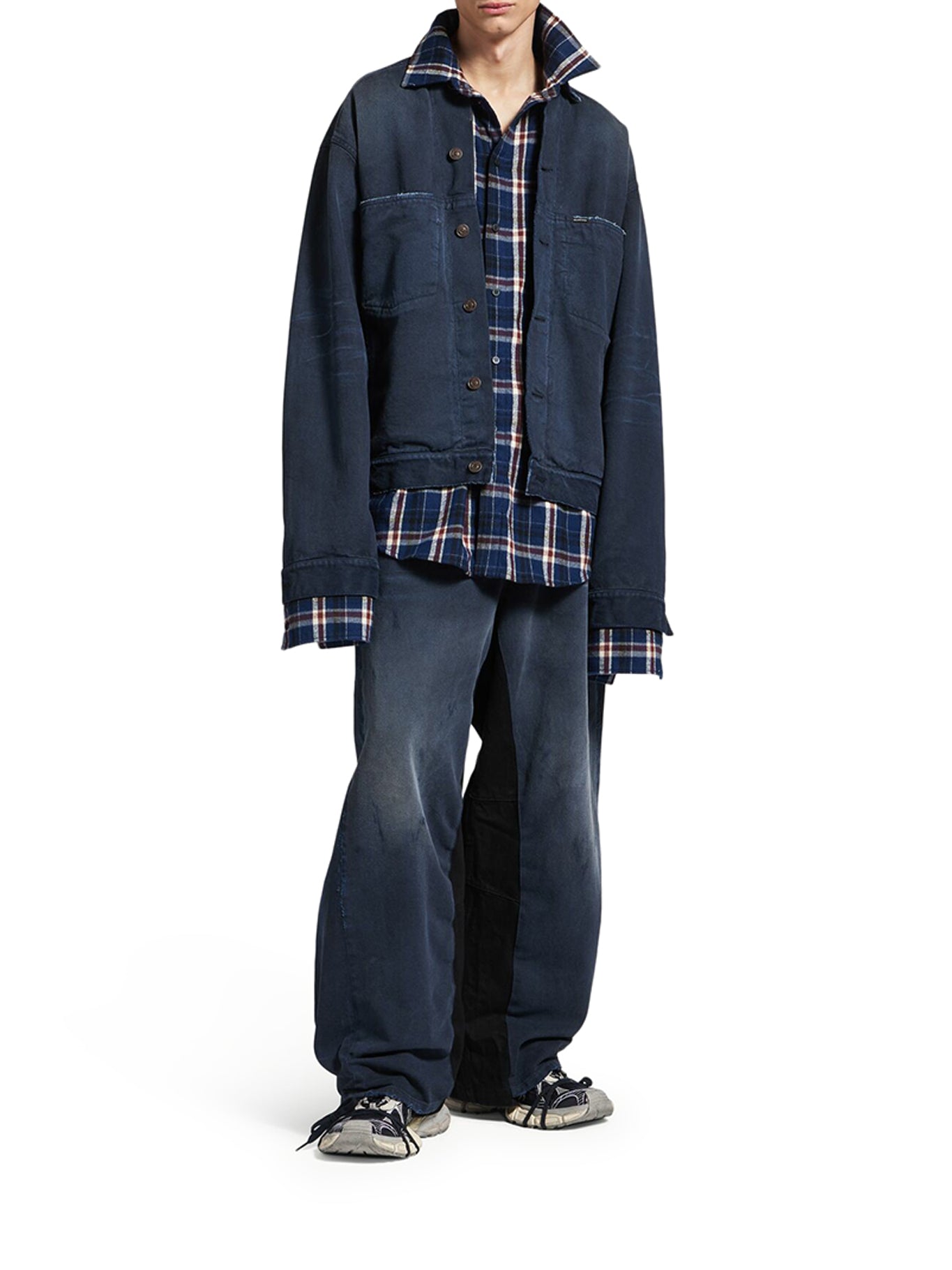 Balenciaga PATCHED SHIRT-JACKET, view 2