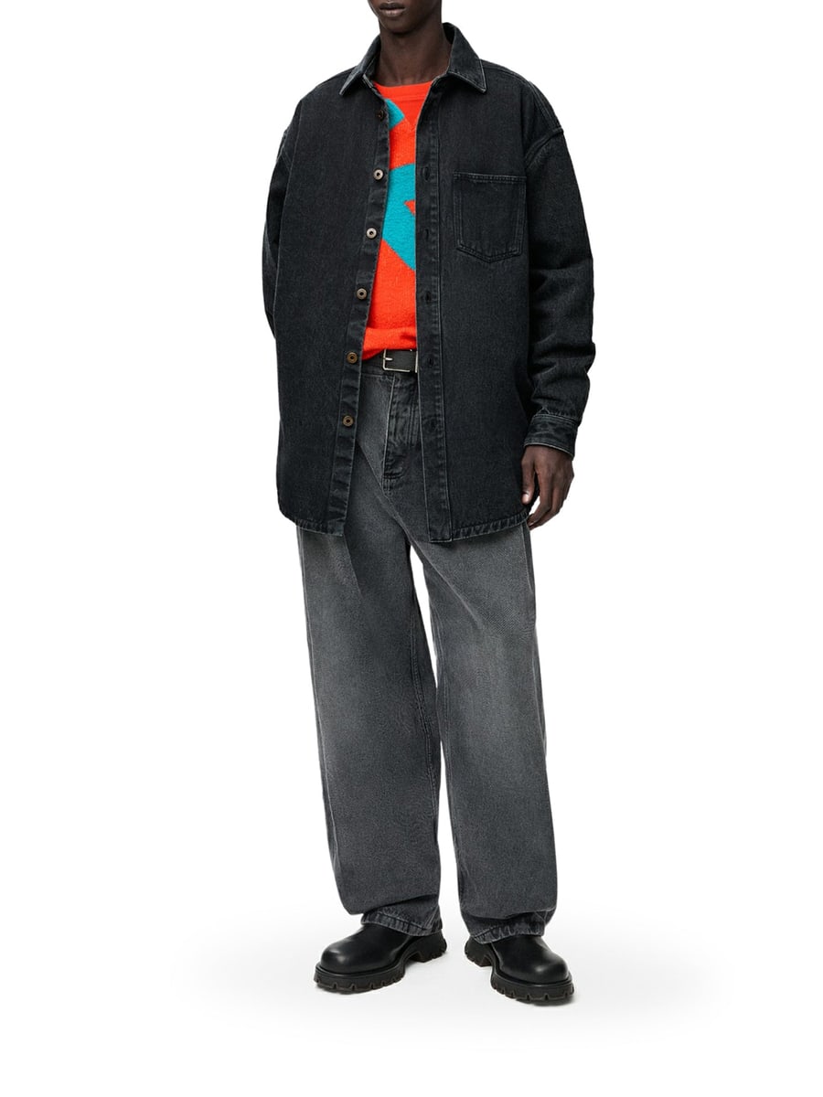 Loewe DENIM ANAGRAM OVERSHIRT, view 2