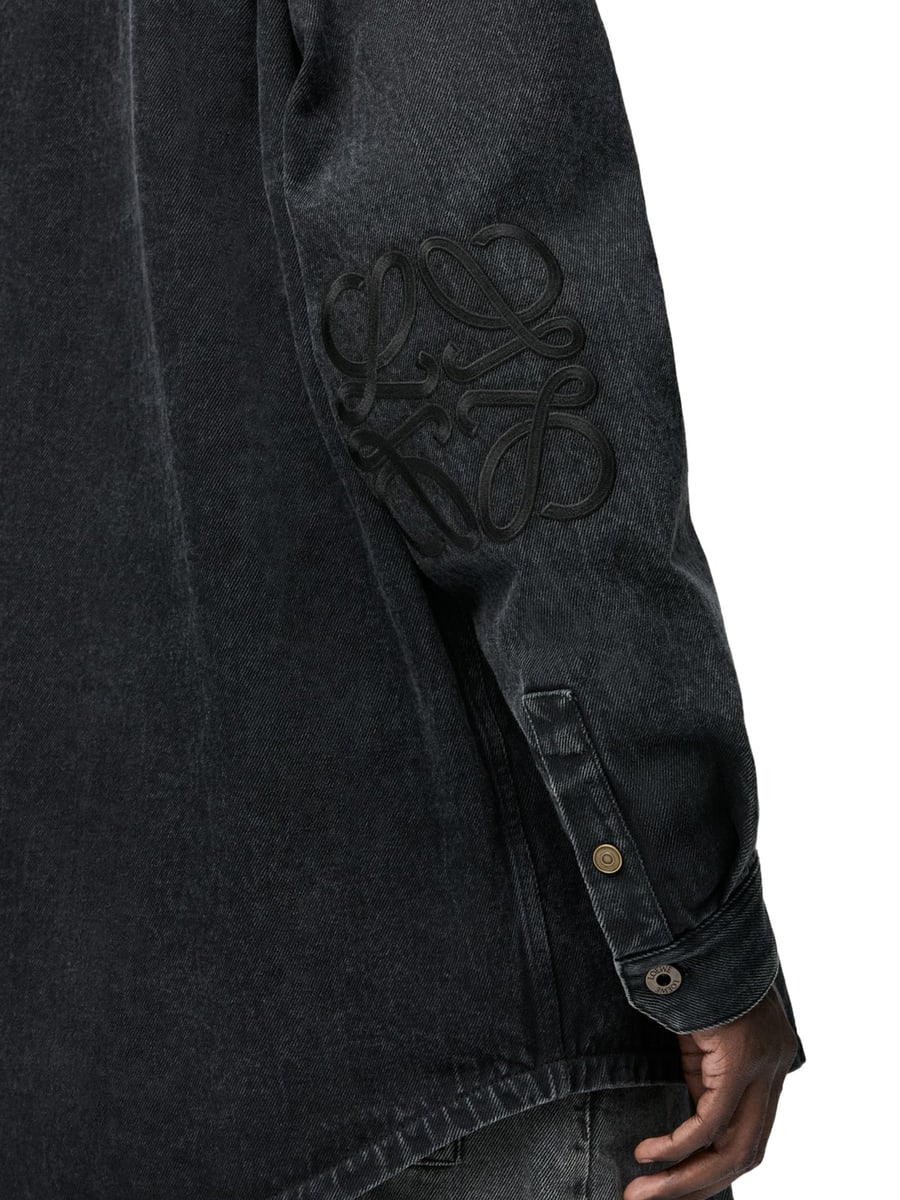 Loewe DENIM ANAGRAM OVERSHIRT, view 5