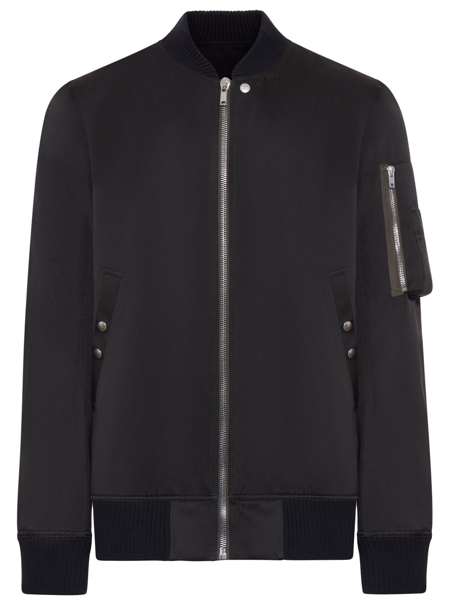 Rick Owens PADDED BOMBER JACKET WITH ZIP