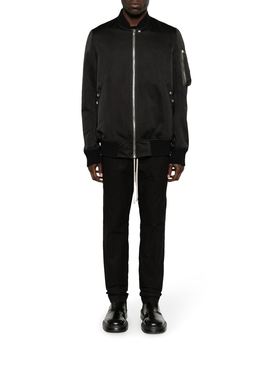Rick Owens PADDED BOMBER JACKET WITH ZIP, view 2