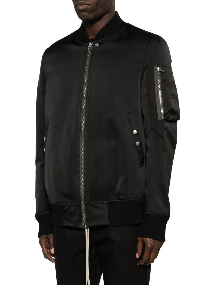 Rick Owens PADDED BOMBER JACKET WITH ZIP, view 3