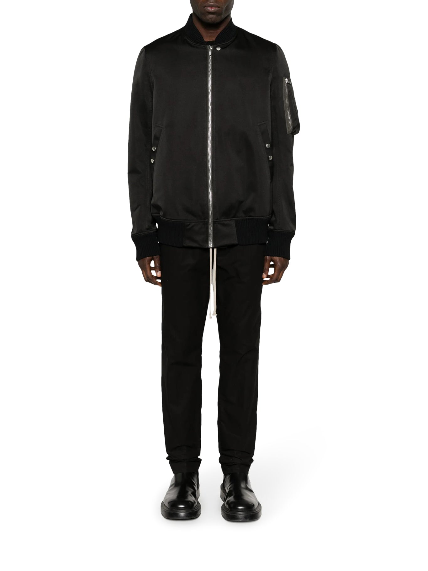 Rick Owens PADDED BOMBER JACKET WITH ZIP, view 2