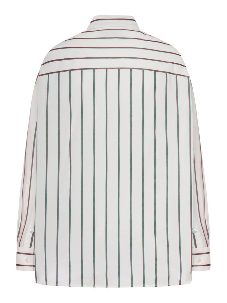 Gucci VERTICAL STRIPED SILK SHIRT, view 4