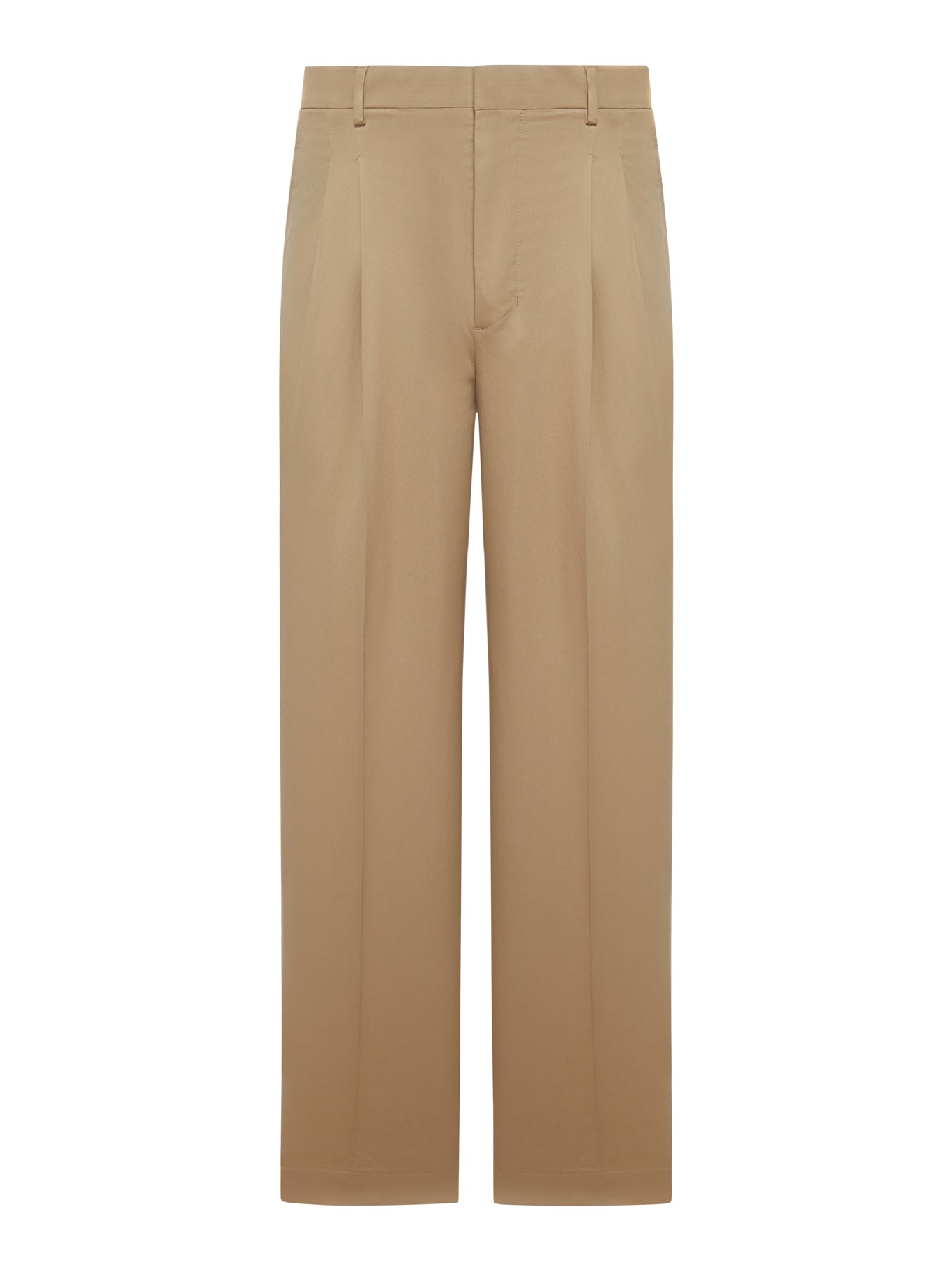 AMI Paris TAILORED COTTON TROUSERS WITH PENCES