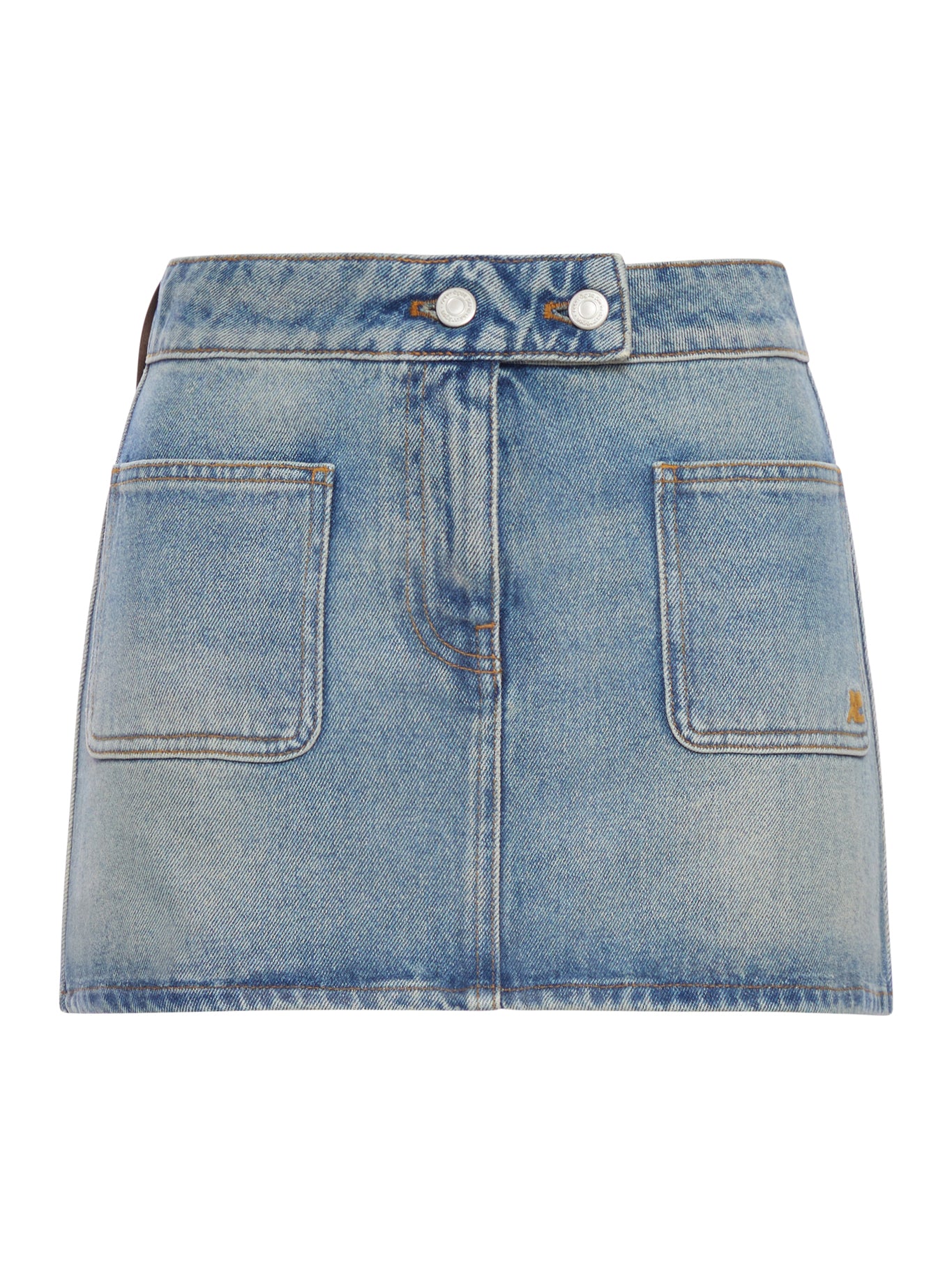 Courreges MINI-JUPE EN JEAN SIGNATURE