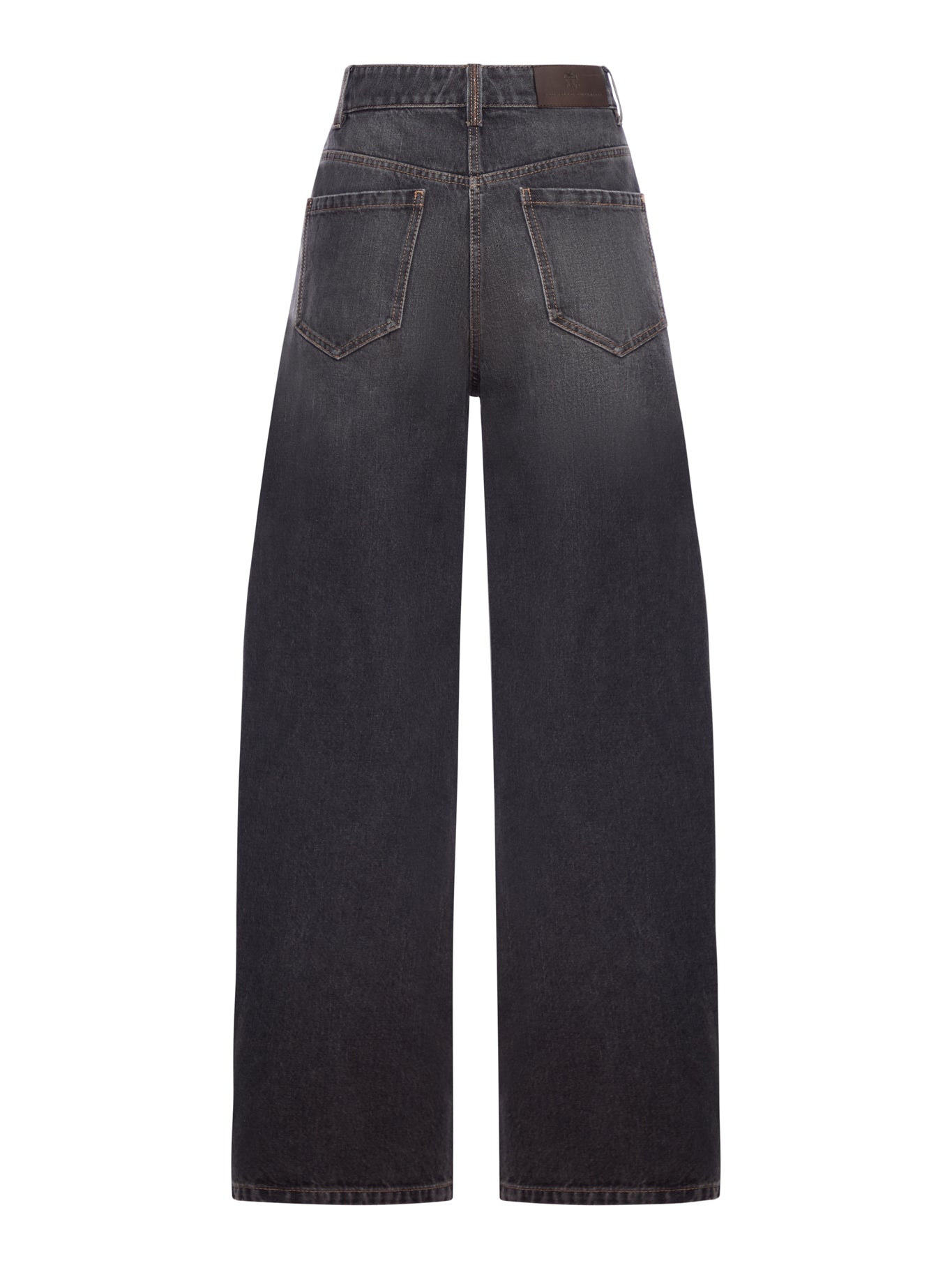 Brunello Cucinelli WIDE LEG DENIM JEANS, view 2