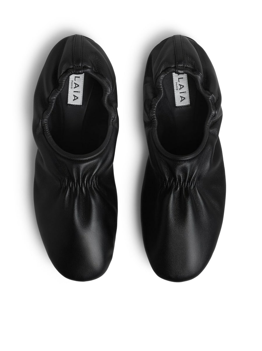 Alaïa SOFT LEATHER SLIPPERS, view 3