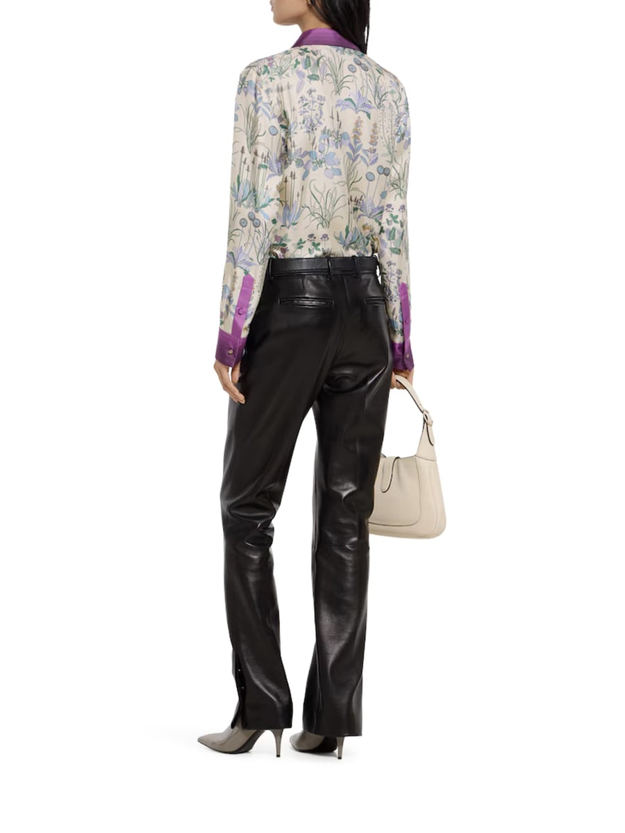 Gucci PRINTED SILK TWILL SHIRT, view 3