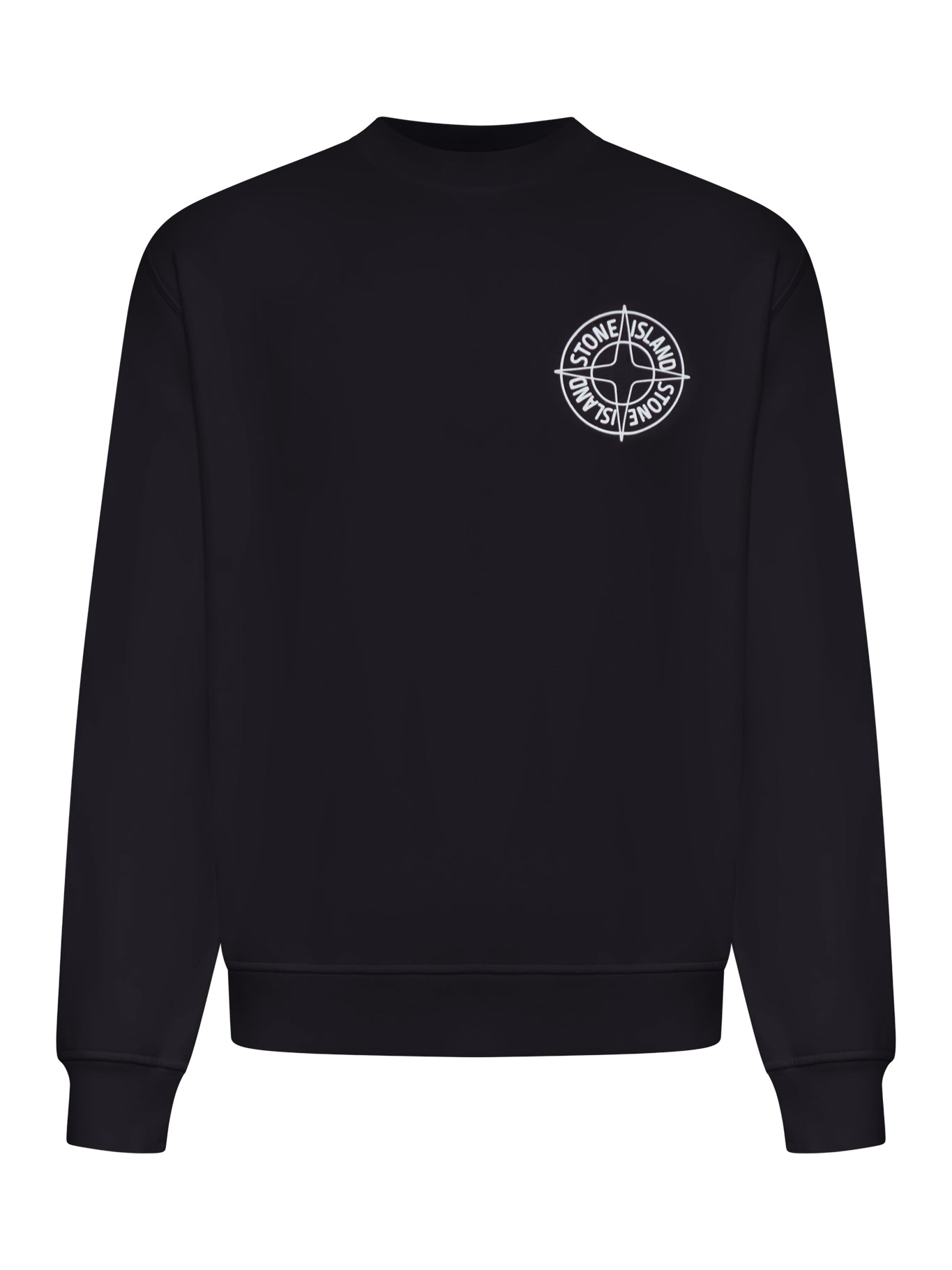 Stone Island CREW NECK SWEATSHIRT WITH "OUTLINE COMPASS" PRINT
