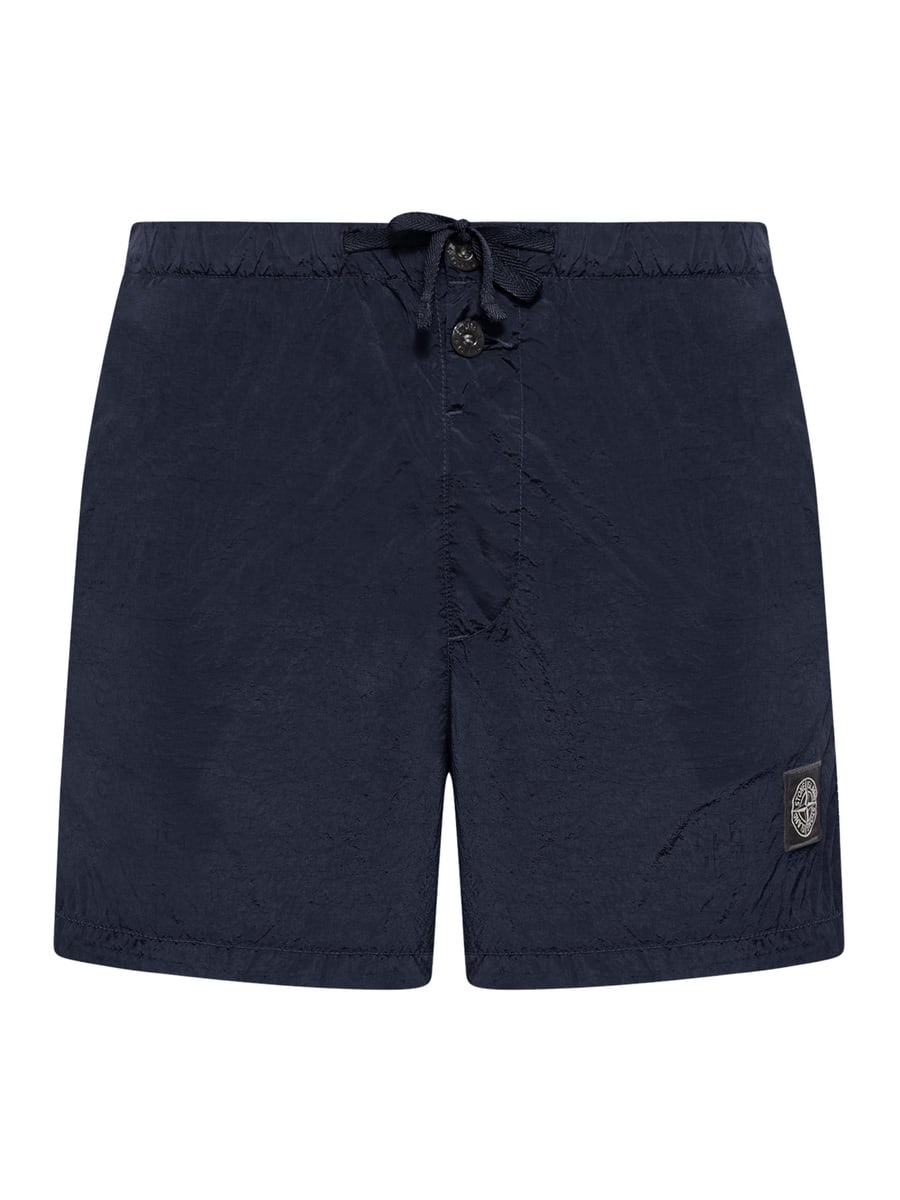Stone Island NAVY BLUE COMPASS LOGO SWIMSUIT