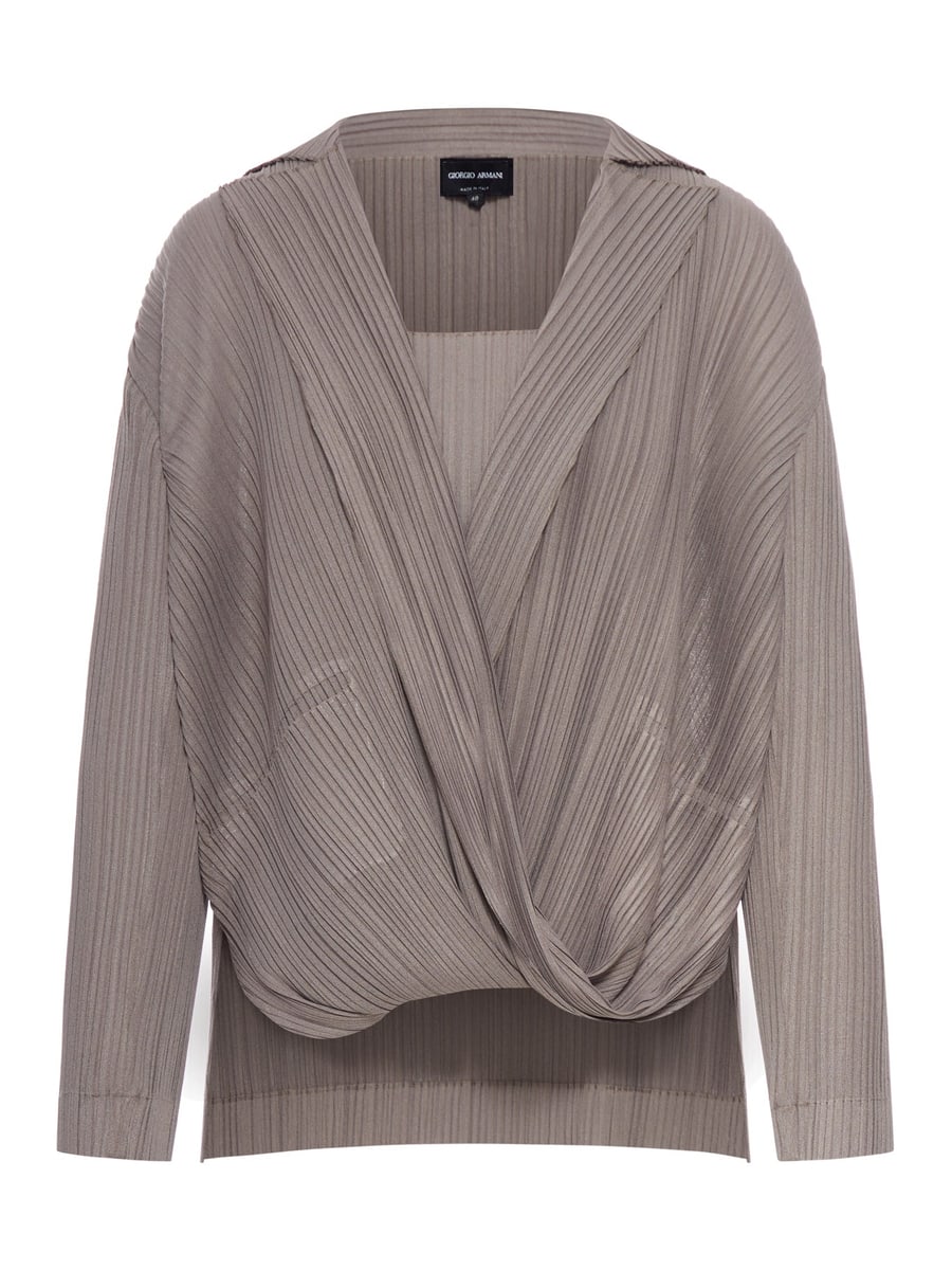 Giorgio Armani TWIN SET IN PLEATED FABRIC
