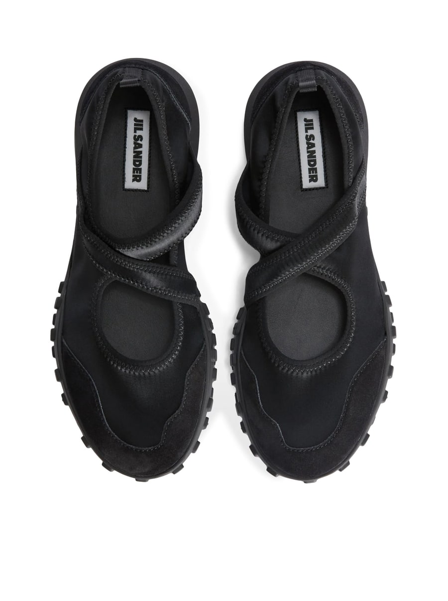 Jil Sander MOON SUEDE BALLET FLATS, view 5