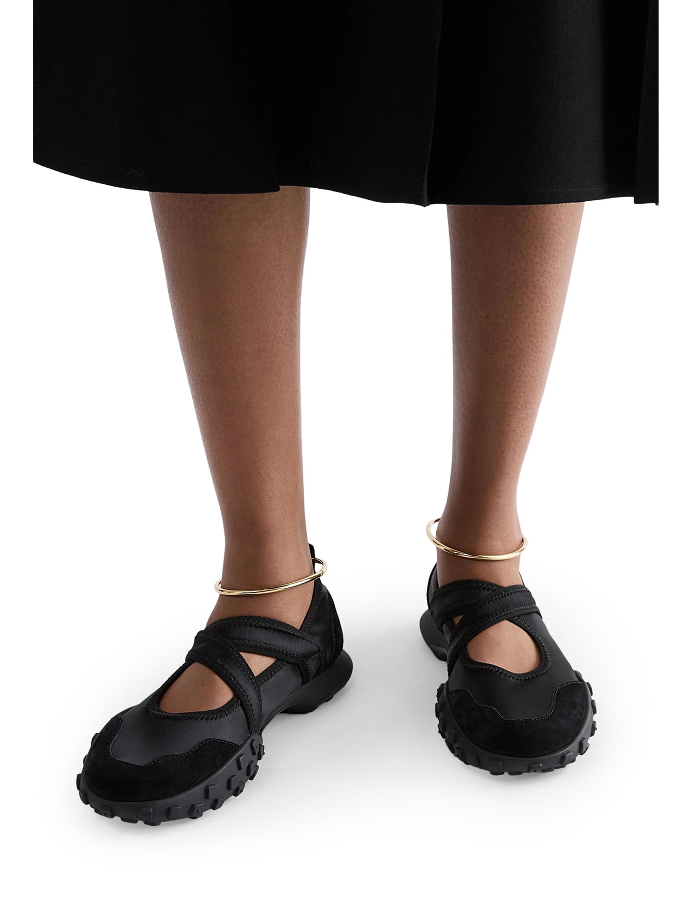 Jil Sander MOON SUEDE BALLET FLATS, view 2