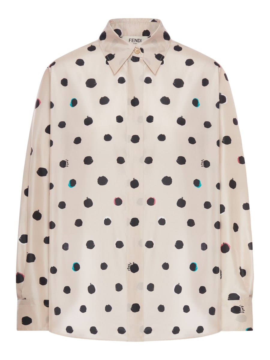 Fendi PRINTED TAFFETA SHIRT
