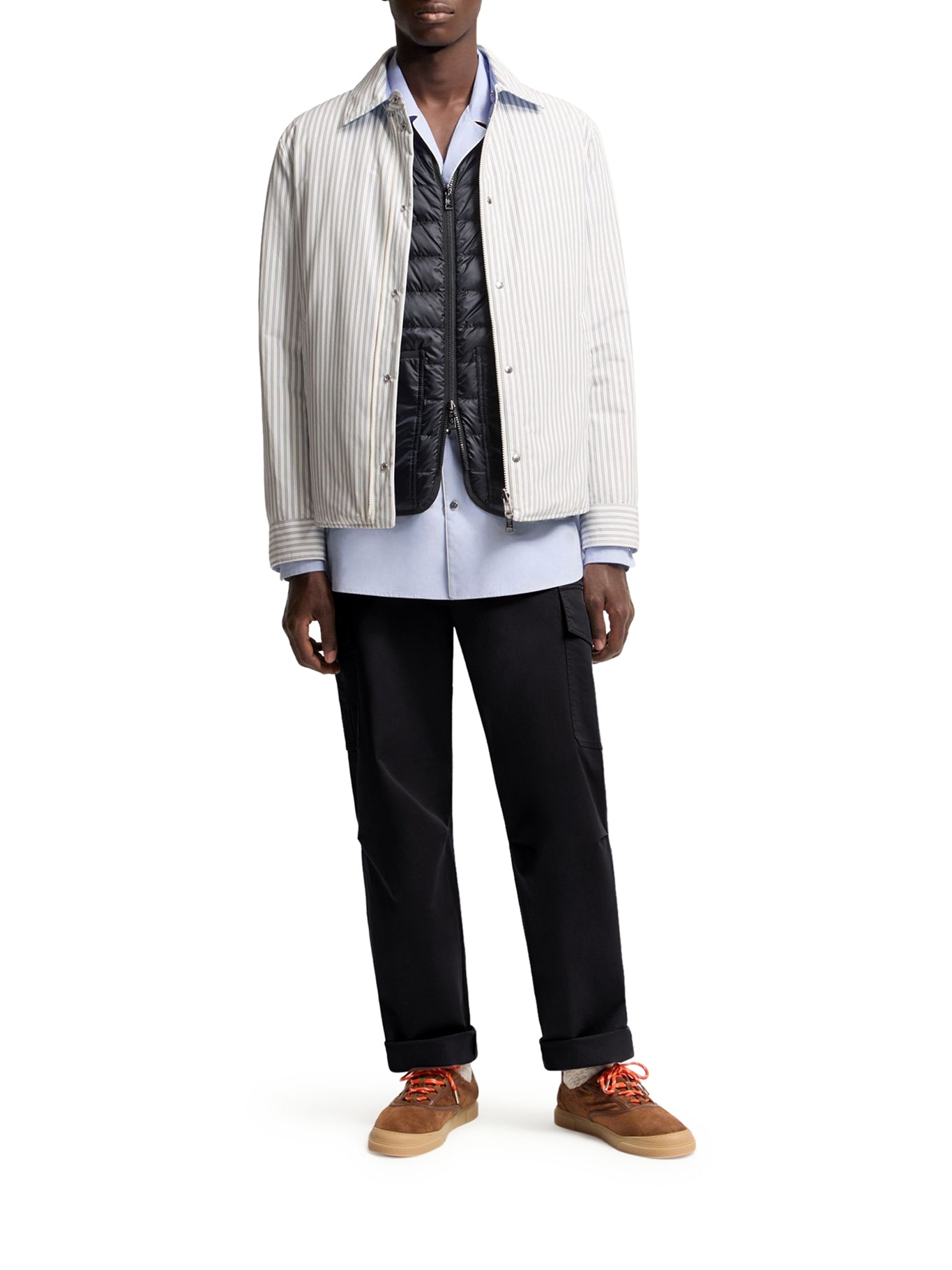 Moncler COTTON BLEND GABARDINE CARGO PANTS, view 2
