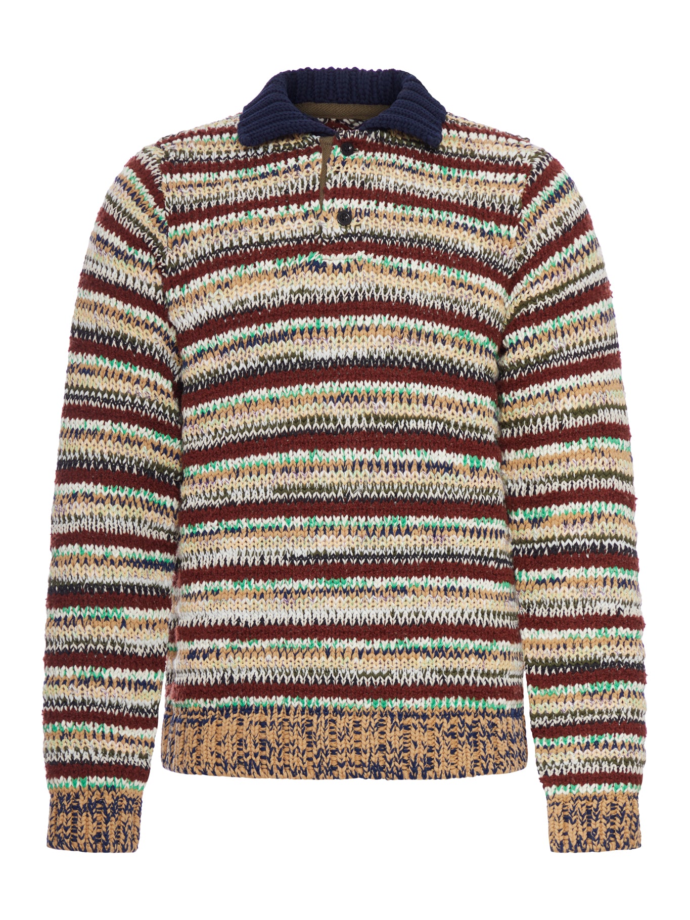 Sacai COTTON KNITTED PULLOVER