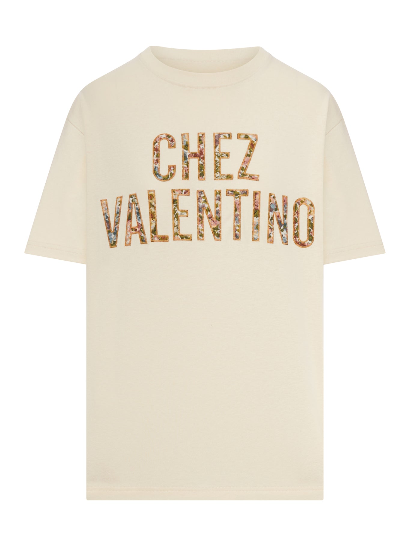 Valentino Garavani EMBROIDERED COTTON T-SHIRT